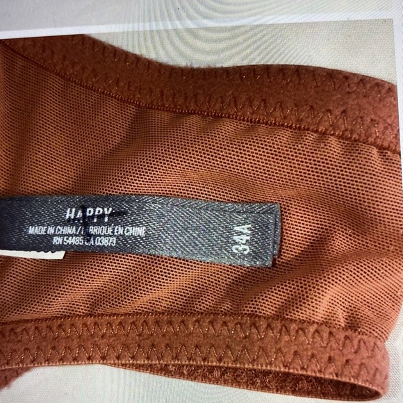 Happy Lace lines bra racer back 34A - Picture 5 of 7